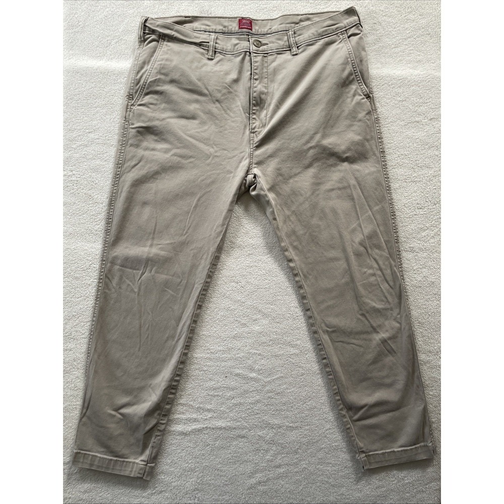 Levi's Mens 38x30 XX Chino Standard Taper Pants Tan Khaki Cotton Blend